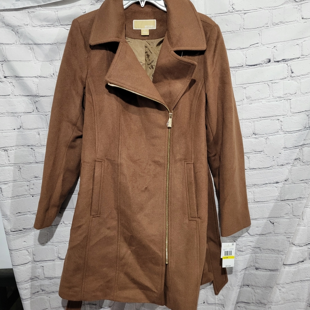 Michael Kors wool blend coat new